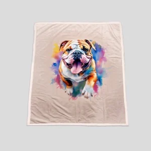 Couverture chaude et douillette imperméable - Bulldog