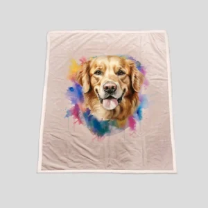 Couverture chaude et douillette imperméable - Golden Retriever