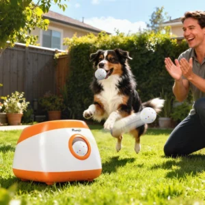 Lance-boules automatique pour chiens avec 3 boules 26-79 pieds